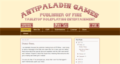 Desktop Screenshot of antipaladingames.com